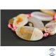 Perles en agate light - Ovales/38 mm