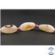 Perles en agate light - Ovales/38 mm