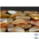 Perles en agate light - Triangles/42mm