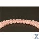 Perles semi précieuses en quartz rose de Madagascar - Ronde/6 mm - Grade AA