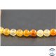 Perles en cornaline - Rondes/6mm - Grade AB+