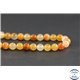 Perles en cornaline - Rondes/8mm - Grade AB+