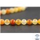 Perles en cornaline - Rondes/8mm - Grade AB+