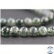 Perles en agate mousse - Rondes/8mm - Grade A+