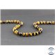 Perles en oeil de tigre - Rondes/6 mm - Grade AA