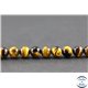 Perles en oeil de tigre - Rondes/6 mm - Grade AA