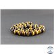 Perles en oeil de tigre - Rondes/8 mm - Grade AA