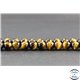 Perles en oeil de tigre - Rondes/8 mm - Grade AA