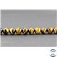 Perles en oeil de tigre - Rondes/8 mm - Grade AA