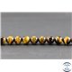 Perles en oeil de tigre - Rondes/8 mm - Grade AA