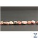 Perles en rhodochrosite d'Argentine - Nuggets/10mm - Grade AB