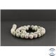 Perles en serpentine peace de Birmanie - Rondes/8.5mm