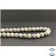 Perles en serpentine peace de Birmanie - Rondes/8.5mm