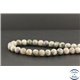 Perles en serpentine peace de Birmanie - Rondes/8.5mm