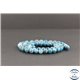 Perles facettées en apatite de Madagascar - Rondes/6mm - Grade AB+