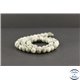 Perles en serpentine peace de Birmanie - Rondes/6.5mm