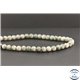 Perles en serpentine peace de Birmanie - Rondes/6.5mm