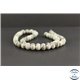 Perles en serpentine peace de Birmanie - Rondes/6.5mm