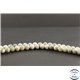 Perles en serpentine peace de Birmanie - Rondes/6.5mm