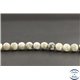 Perles en serpentine peace de Birmanie - Rondes/6.5mm