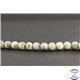 Perles en serpentine peace de Birmanie - Rondes/6.5mm