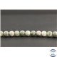 Perles en serpentine peace de Birmanie - Rondes/6.5mm