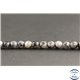 Perles facettées en larvikite des USA - Rondes/6mm - Grade AB