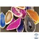 Pendentifs en Agate - Chips/50 mm - Multicolore