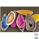 Pendentifs en Agate - Chips/50 mm - Multicolore